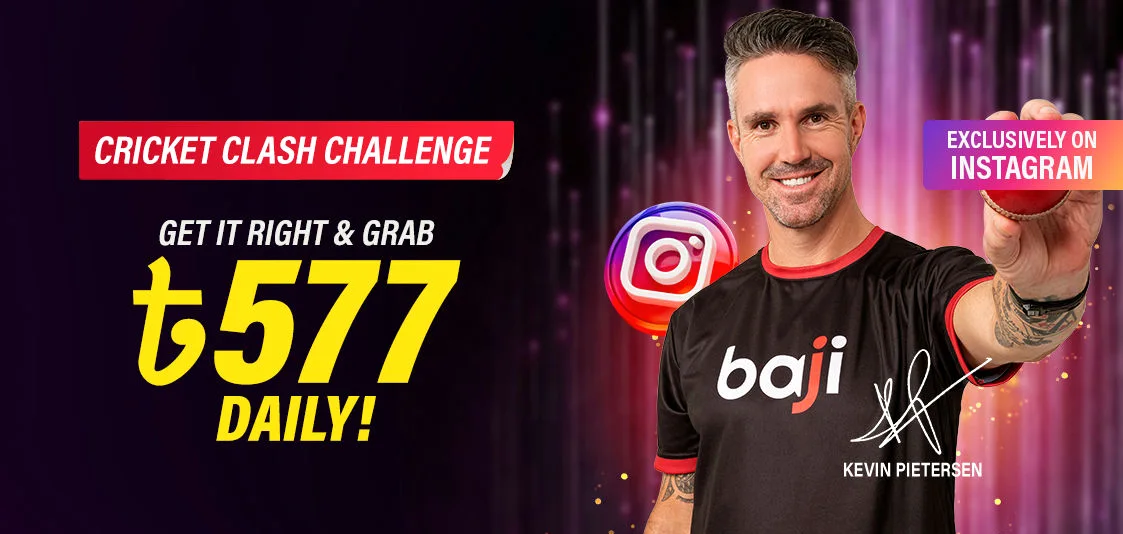Baji Live Promo Cricket Clash Challenge Daily Rewards!
