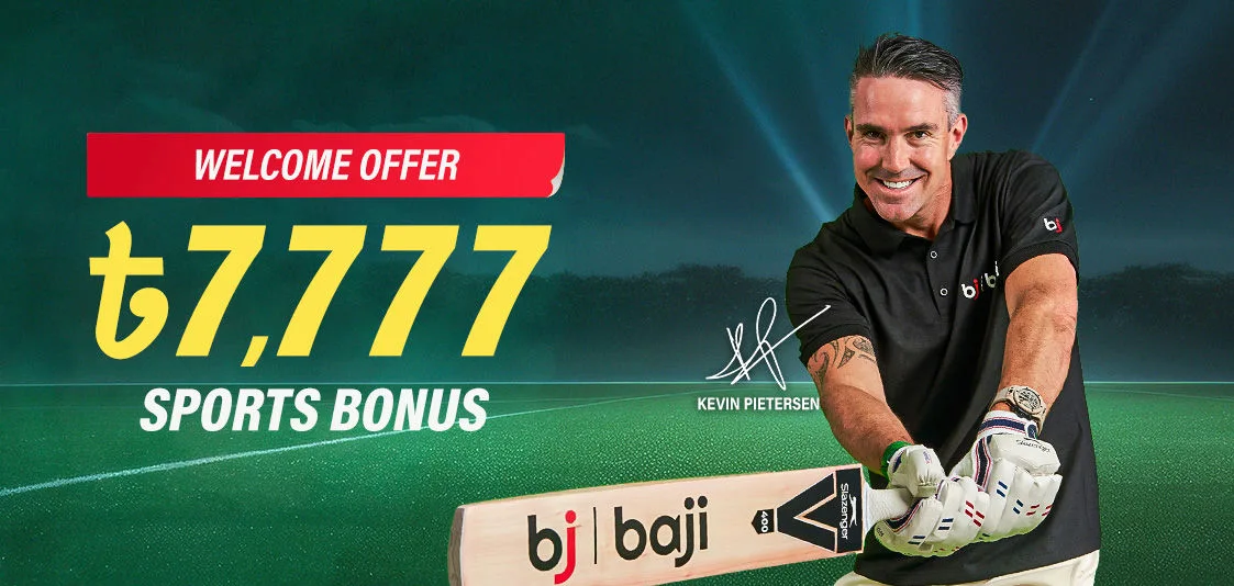 Baji Live Promo Welcome offer sports bonus 7,777.